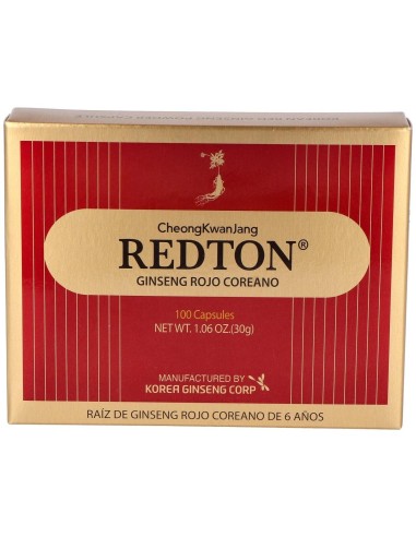 Redton Ginseng Rojo Coreano 100Cap de Abamed Farma