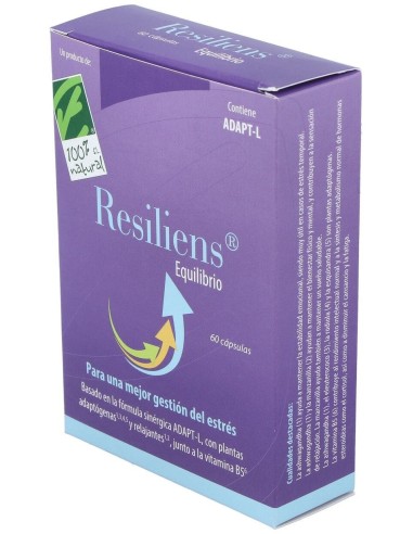 Resiliens Equilibrio 60Cap. de Cien Por Cien Natural