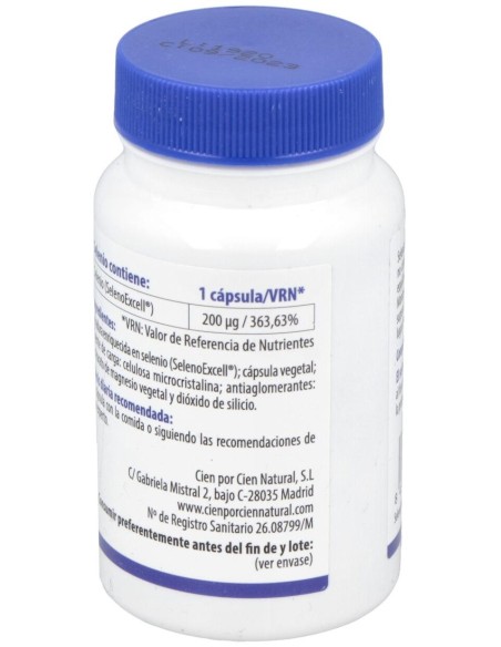 Selenio 90Cap. de Cien Por Cien Natural