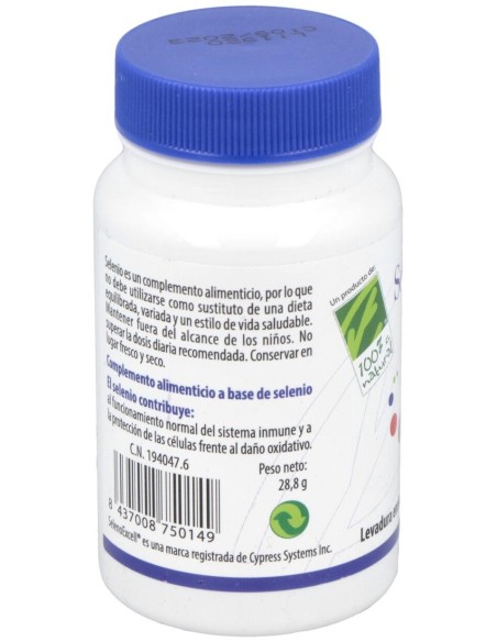 Selenio 90Cap. de Cien Por Cien Natural