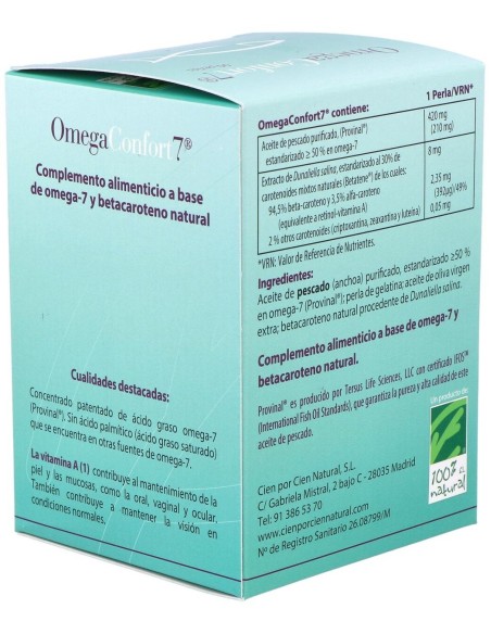 Omegaconfort7 90Cap. de Cien Por Cien Natural