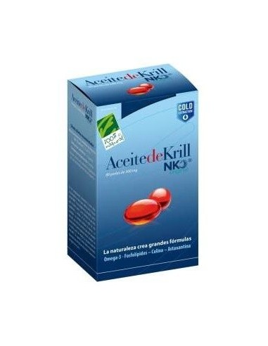 Aceite De Krill Nko 80Perlas de Cien Por Cien Natural