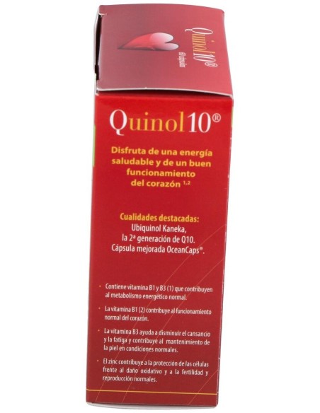 Quinol 10 50Mg. 60Perlas de Cien Por Cien Natural
