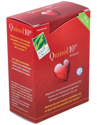 Quinol 10 50Mg. 60Perlas de Cien Por Cien Natural