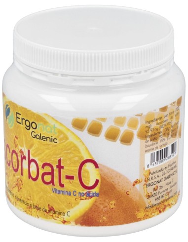 Ascorbat-C Vitamina C No Acida 200Gr. de Ergonat