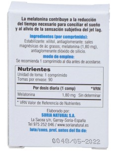 Melatonina Travel 90Comp. de Mgdose 2