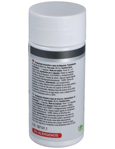 Magnesio 60 Caps. de Prisma Natural