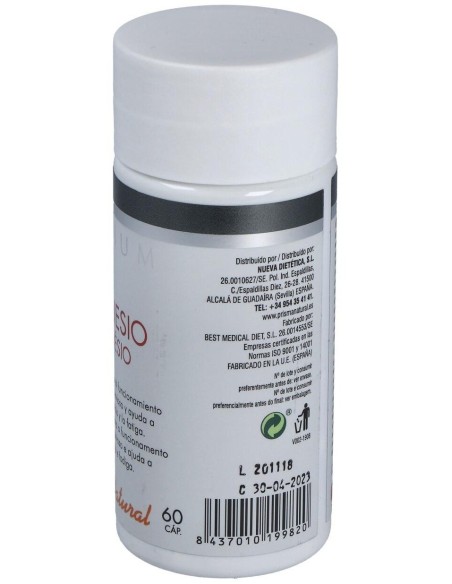 Magnesio 60 Caps. de Prisma Natural