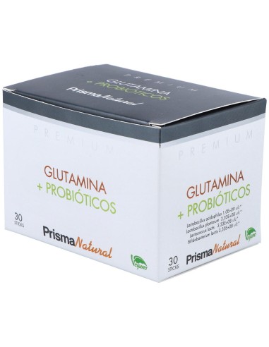 Glutamina + Probioticos 30Sticks de Prisma Natural