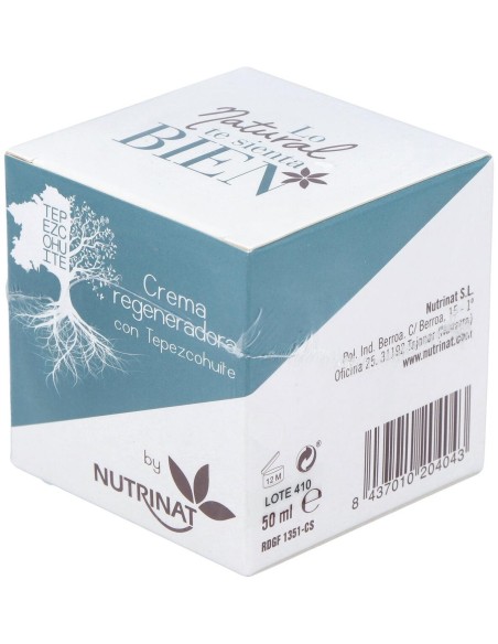 Crema Regener./Hidrat. Con Tepezcohuite   50 Ml. de Nutrinat