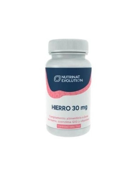 Hierro 30 Mg 30 VCAPS  de Nutrinat Evolution