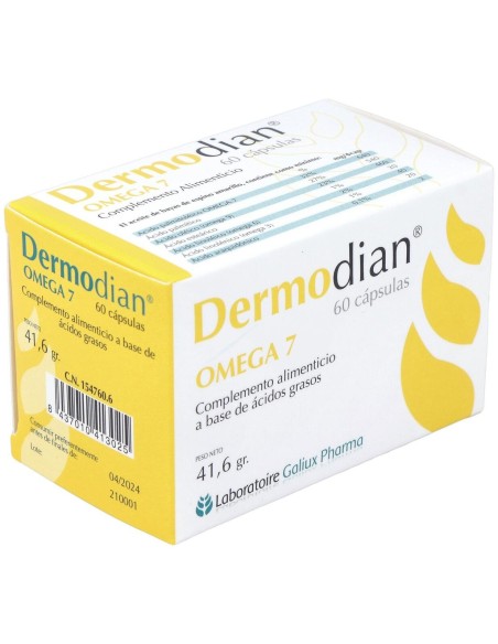 Dermodian 60Cap. de Laboratorios Galfarma