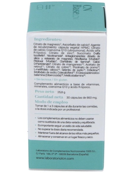 Cn Base 30Cap.Veg. de Lcn