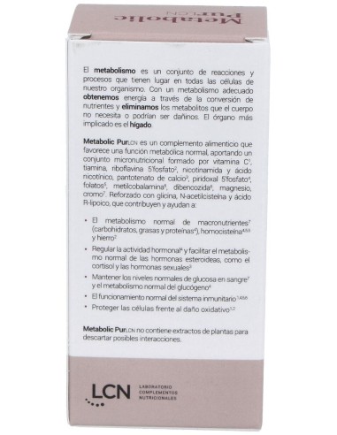 Metabolic Purlcn 60Cap. de Lcn