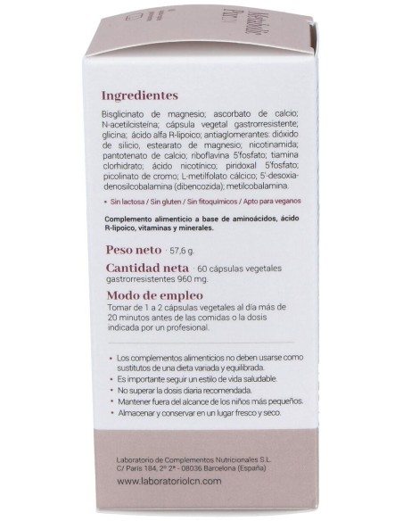 Metabolic Purlcn 60Cap. de Lcn