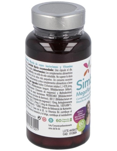 Simbioline Megaflora (Vientre Plano) 60Cap. de Mundonatural