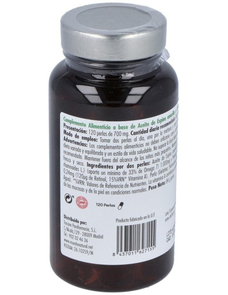 Oleomega 7 120Perlas de Mundonatural