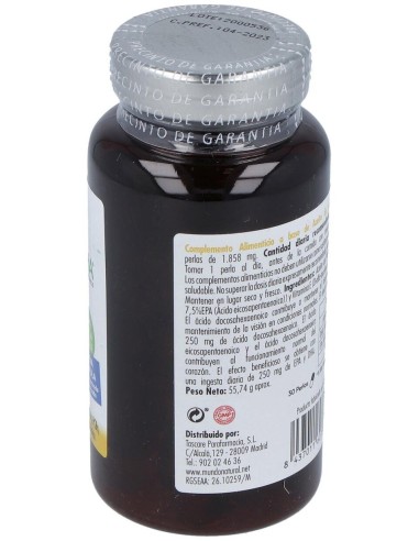 Oleomega 3 80% Dha 30Cap. de Mundonatural