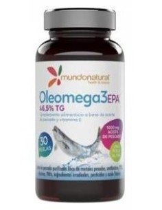 Oleomega 3 Epa 46% 30Perlas de Mundonatural 2