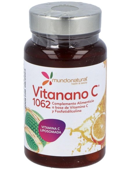 Vitanano C 1062 Vitamina C Liposomada 30Cap. de Mundonatural