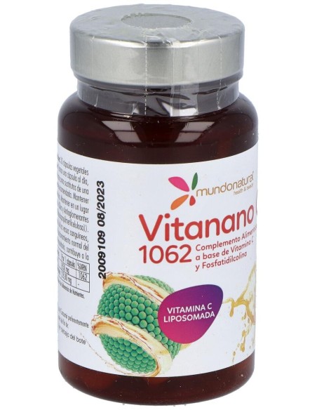 Vitanano C 1062 Vitamina C Liposomada 30Cap. de Mundonatural
