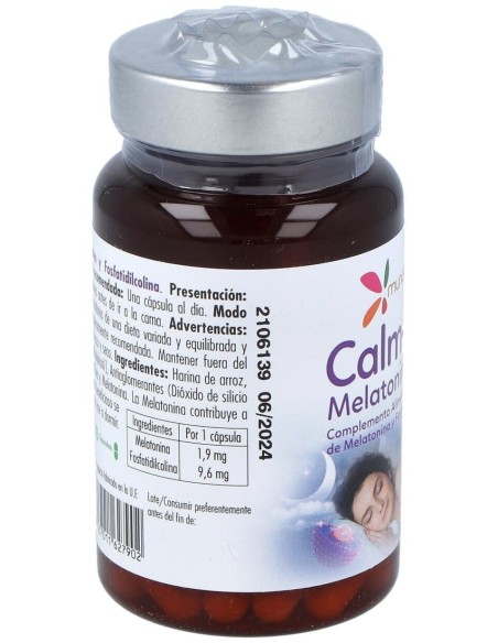 Calm Plus Melatonina 30Cap. de Mundonatural