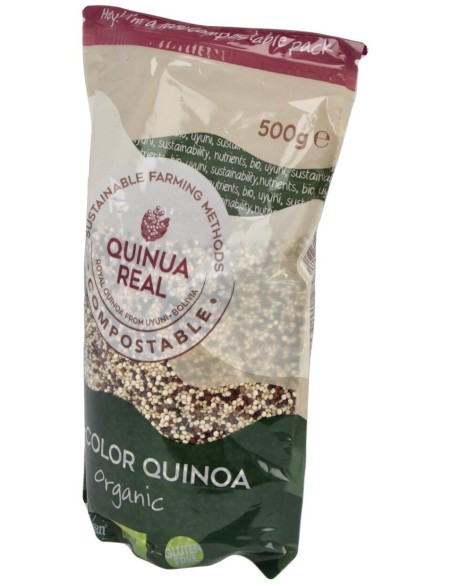 Grano Tricolor Quinoa Real. Formato Bio 500G De Quinua Rea