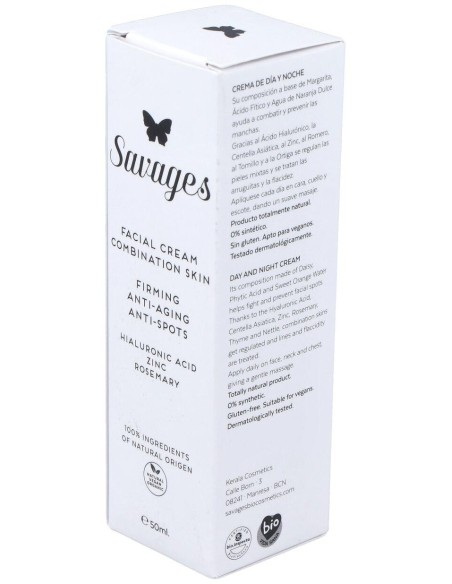Crema Facial Antiedad Pieles Mixtas 50Ml. de Savages