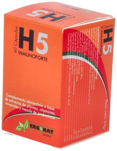 H5 Inmunoforte 40Cap. de Ergonat