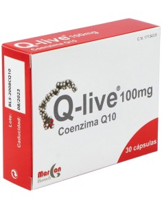 Q-Live Coq10 100Mg. 30Cap. de Margan 2