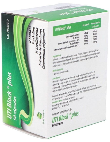 Uti Block Plus 90Cap. de Margan