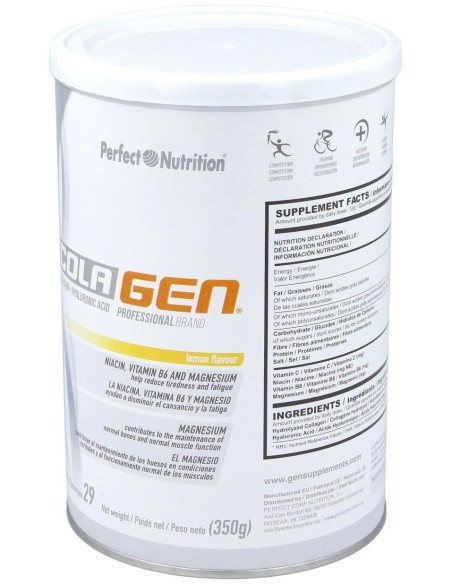 Colagen Sabor Limon 350Gr. de Gen Professional