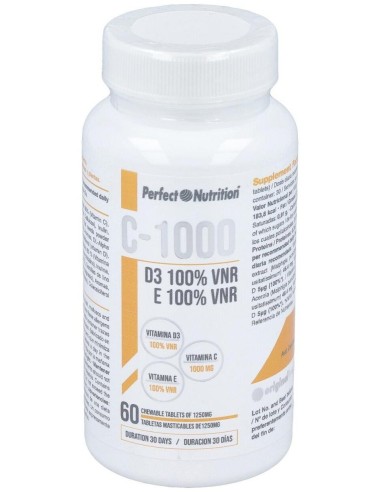 Vitamina C-1000 + Vit. E + Vit. D3  60Comp. de Gen Professional