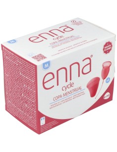 Enna Copa Menstrual (M) 2Copas+Caja Esteril de Enna Cycle 2