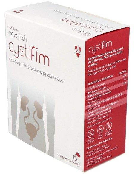 Cystifim 30Sticks Monodosis de Novatech