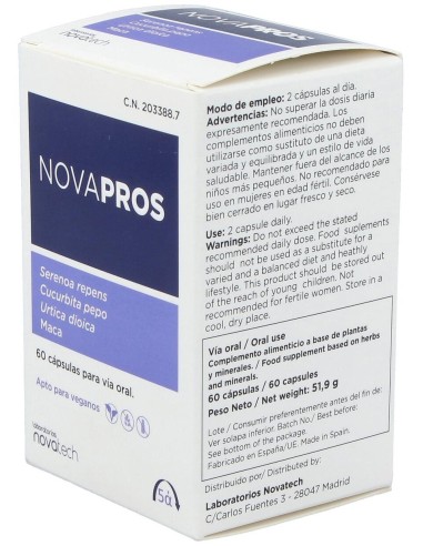 Novapros 60Cap. de Novatech