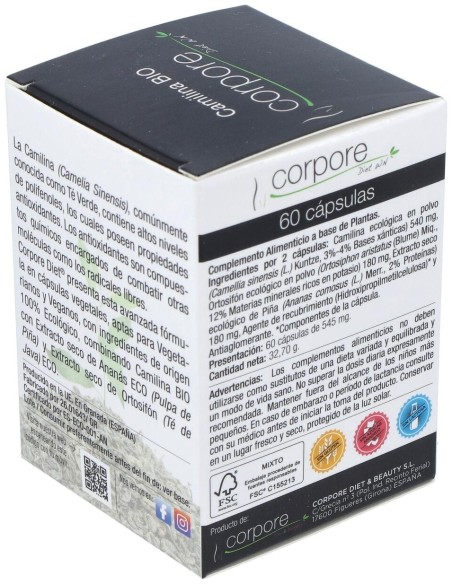 Corpore Protect Camilina 30Cap. Bio de Corpore Diet