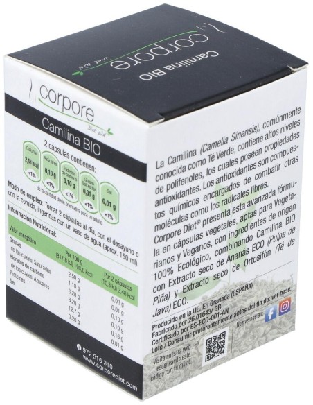 Corpore Protect Camilina 30Cap. Bio de Corpore Diet