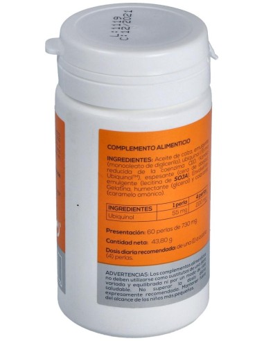 Ubiquinol 100Mg 60Perlas. de Nutilab