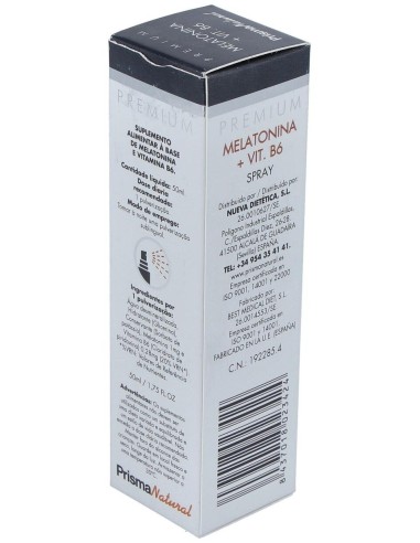 Melatonina + Vit. B6 Spray 50Ml. de Prisma Natural