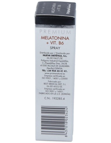 Melatonina + Vit. B6 Spray 50Ml. de Prisma Natural