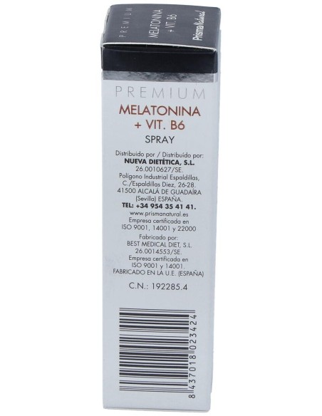 Melatonina + Vit. B6 Spray 50Ml. de Prisma Natural