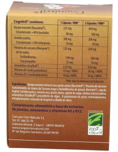 Cognitril 60Cap. de Cien Por Cien Natural 2