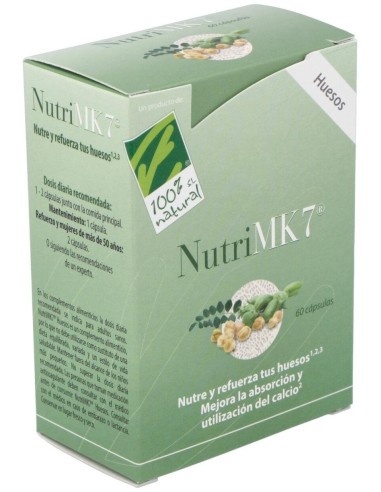 Nutrimk7 Huesos 60Cap. de Cien Por Cien Natural
