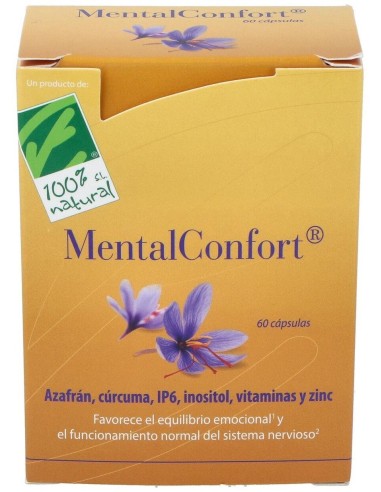 Mentalconfort 60Cap. de Cien Por Cien Natural