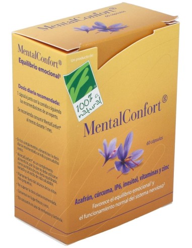Mentalconfort 60Cap. de Cien Por Cien Natural