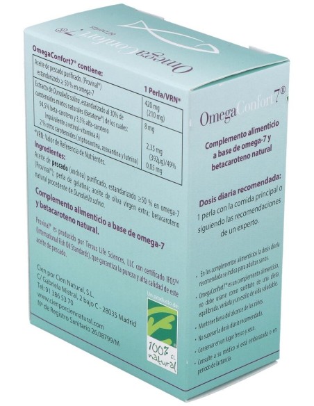 Omegaconfort7 60Cap. de Cien Por Cien Natural