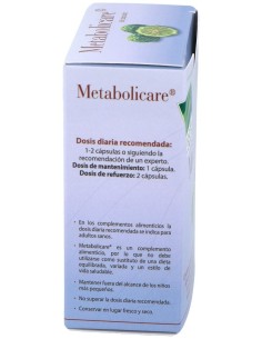 Metabolicare 60Cap. de Cien Por Cien Natural 2