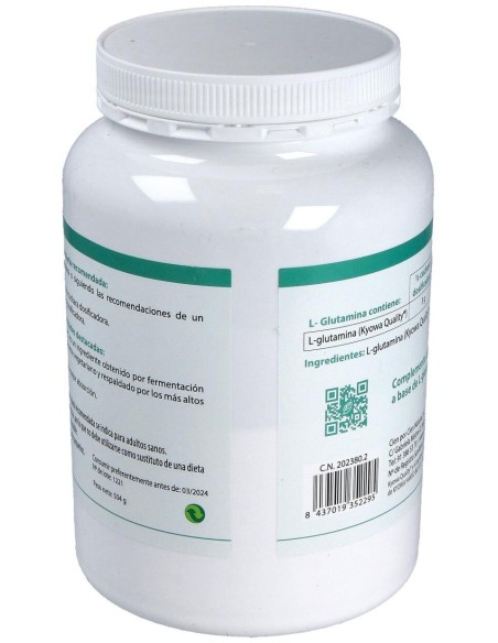 L-Glutamina Polvo 504Gr. de Cien Por Cien Natural