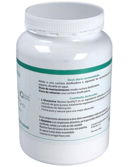L-Glutamina Polvo 504Gr. de Cien Por Cien Natural